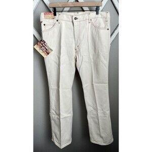 NWT! Deadstock Vtg 1980's Levi's For Men 38X30 Two Horse Jeans Leather Tab